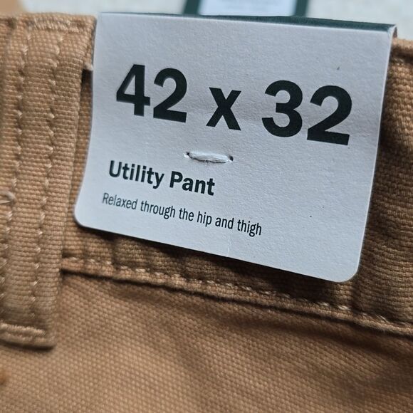 1331 NWT Alpine Design Men's Utility Pant Brown Khaki 42x32 - Picture 7 of 8